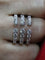 Bague 53 Bague triple rang diamants ronds 58 Facettes P592
