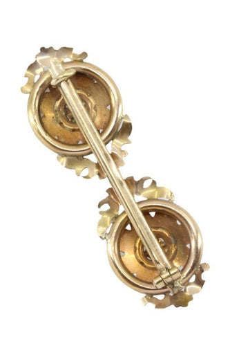 Broche BROCHE PERLES ANCIENNES NAPOLÉON III 58 Facettes 047881