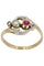 Bague BAGUE RUBIS PERLE ET DIAMANTS ART NOUVEAU 58 Facettes 048591