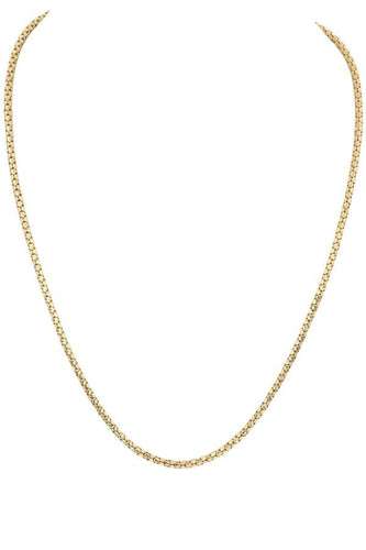 Collier COLLIER MAILLE RONDE FANTAISIE 58 Facettes 047131