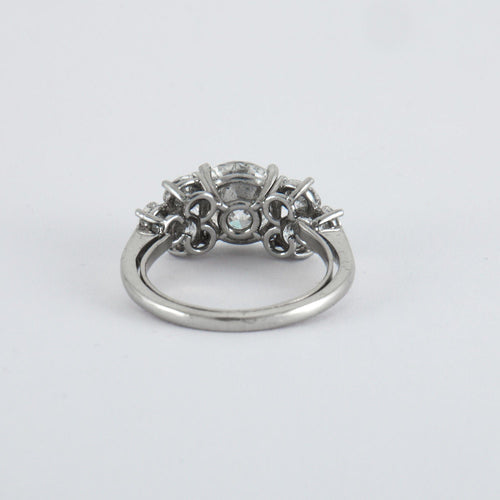 Bague 55 Bague Solitaire accompagné Diamant 2.07cts 58 Facettes ADA01
