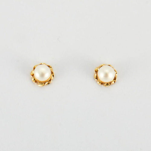 Boucles d'oreilles Boucles d'oreilles en Or jaune & perle 58 Facettes