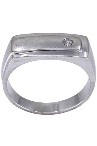 Bague 63 BAGUE CHEVALIÈRE DIAMANT 58 Facettes 072011