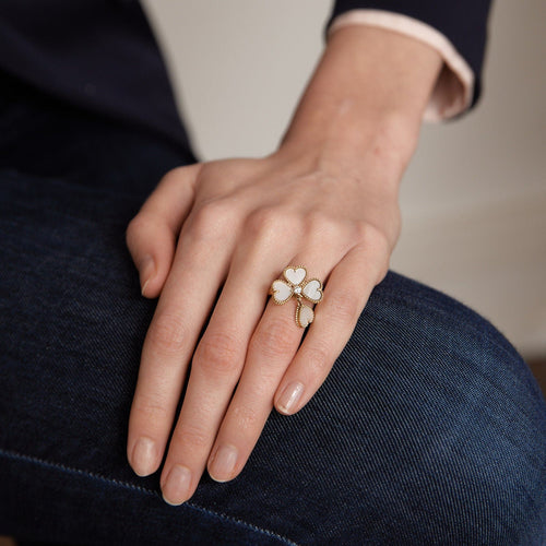 Bague 50 VAN CLEEF & ARPELS - Bague Magic Alhambra Nacre 58 Facettes