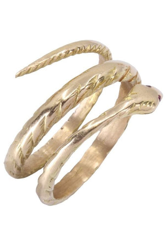 Bague 54 BAGUE SERPENT RUBIS 58 Facettes 070891