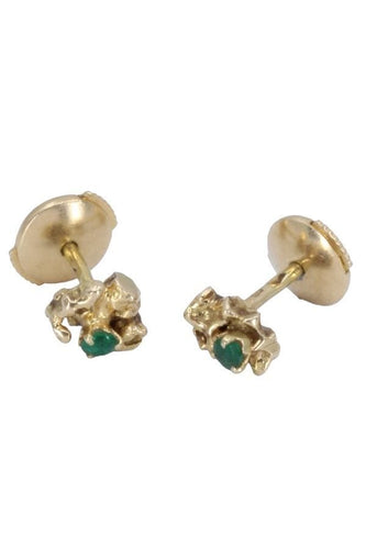 Boucles d'oreilles BOUCLES D'OREILLES PÉPITES ÉMERAUDES 58 Facettes 074991