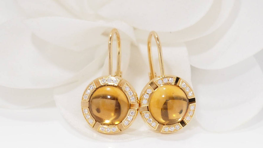 Boucles d'oreilles Chaumet - boucles d'oreilles or jaune 58 Facettes 32115