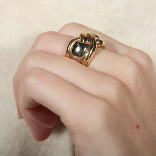 Bague 50 Bague Wempé 2 ors 58 Facettes 8400