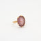 Bague 46 Bague Or jaune, quartz rose 58 Facettes