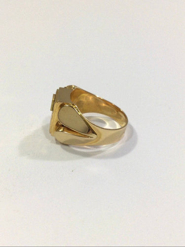 Bague 50.5 Bague Chevalière monogrammée H 58 Facettes 949551