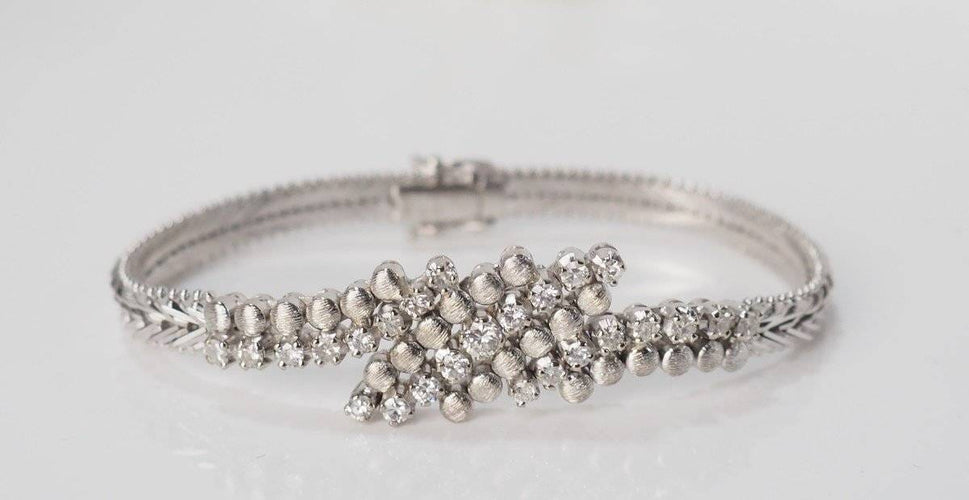 Bracelet 18cm Bracelet Or blanc Diamants 58 Facettes 31984