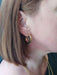 Boucles d'oreilles Créoles en or jaune & blanc 58 Facettes 063441
