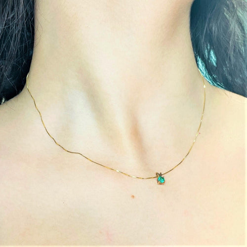 Collier Collier Klenota Emeraude Or jaune 58 Facettes 20400000696