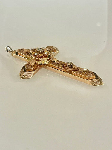 Pendentif Pendentif Croix Napoléon III 58 Facettes