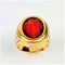 Bague Bague Chevalière Cornaline Rouge Gravée Or jaune 58 Facettes 20400000643