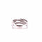 Bague 62 Bague multi rangs en or blanc et diamants 58 Facettes