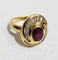 Bague 51 Bague or jaune tourbillon rubis et diamants 58 Facettes 1CA202/1