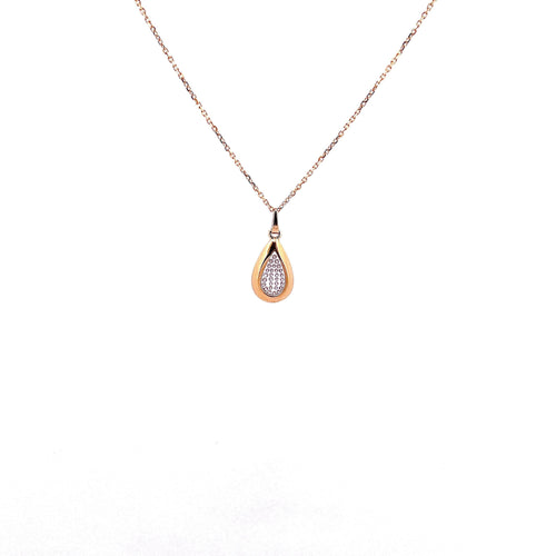 Collier Chaîne + pendentif diamants 58 Facettes