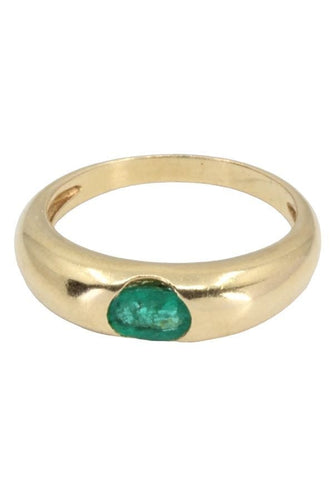 Bague 53 BAGUE JONC ÉMERAUDE 58 Facettes 056601