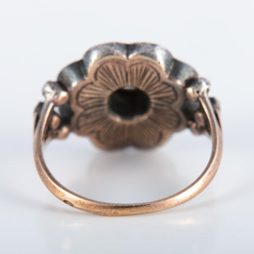 Bague 55 Bague Email bleu et Diamants 58 Facettes 220424