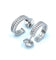 Boucles d'oreilles Boucheron. Collection Quatre Radiant Édition, créoles or blanc et diamants 58 Facettes