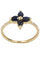 Bague BAGUE FLEUR SAPHIRS ET DIAMANTS 58 Facettes 056241