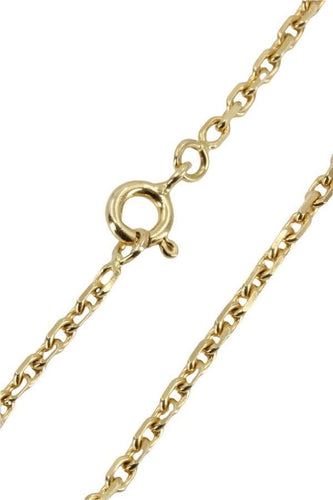 Collier CHAINE MAILLE FORÇAT DIAMANTÉE 58 Facettes 046001