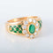 Bague KORLOFF bague marguerite émeraude 58 Facettes