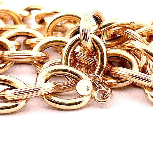 Collier Collier maille Créole jaseron or jaune 58 Facettes