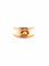 Bague Bague en or jaune 18 carats , topaze ovale et nacre blanche 58 Facettes