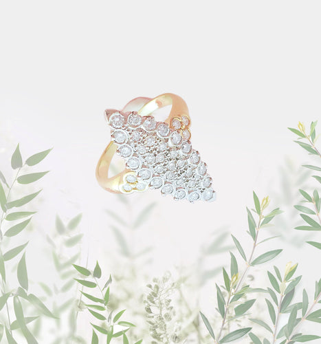 Bague Bague Marquise Diamants 0,97 carat 58 Facettes AA 1625