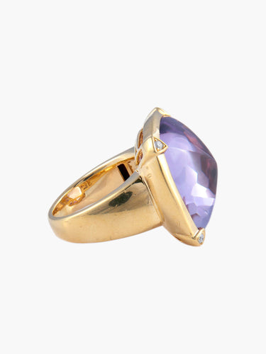 Bague 52 Bague Améthyste et Diamants 58 Facettes