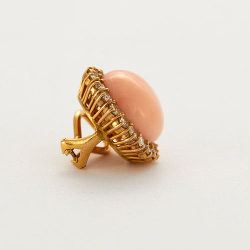 Boucles d'oreilles BULGARI- Clips d’oreilles Corail 58 Facettes