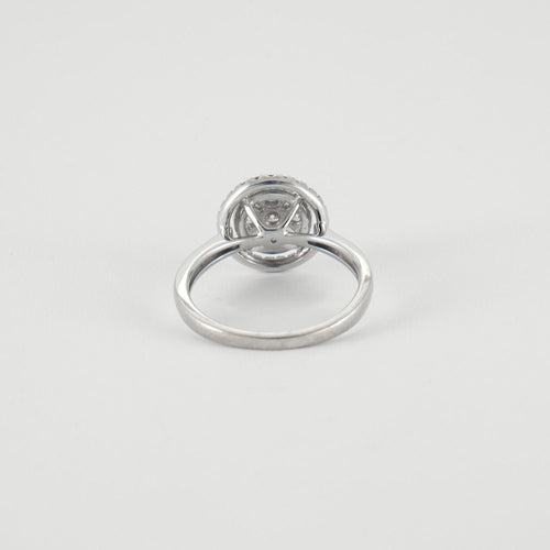 Bague 54.5 Bague Diamants tailles brillant et baguette 58 Facettes EL2-63