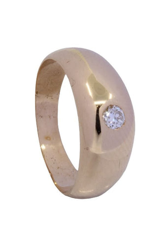 Bague 54 BAGUE JONC ANGLAIS DIAMANT 58 Facettes 056131