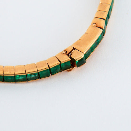 Bracelet CARTIER - Bracelet ligne Emeraudes 58 Facettes