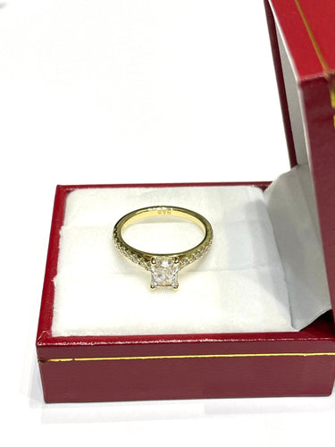 Bague Bague Solitaire or jaune diamant 0,70 ct 58 Facettes