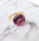 Bague 54.5 Solitaire améthyste, or jaune 58 Facettes AA 1560
