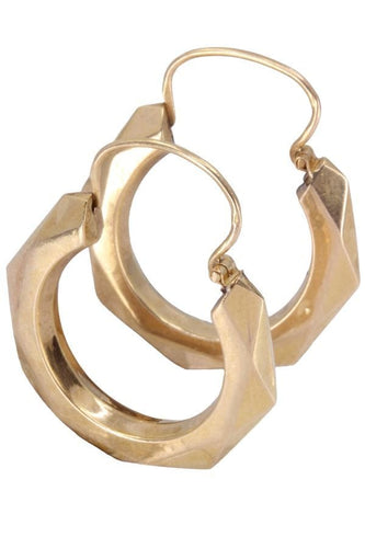 Boucles d'oreilles Créoles anciennes 58 Facettes 081781