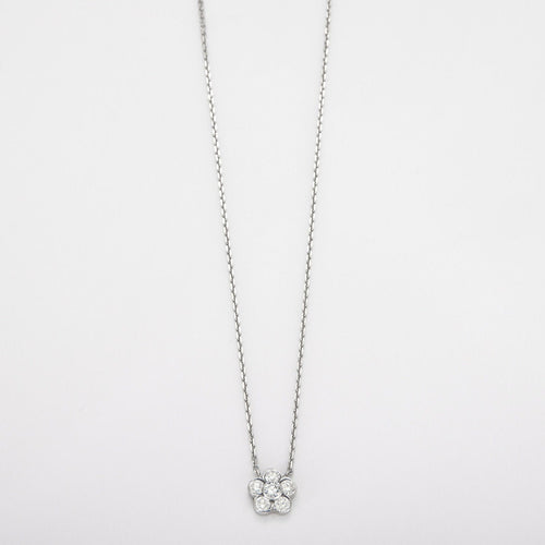 Collier Collier or gris, diamants 58 Facettes HS2415