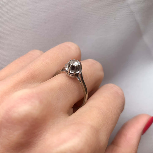 Bague 60 Bague Solitaire Diamant 0.40ct 58 Facettes JE113