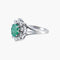Bague Bague Marguerite Emeraude Diamants 58 Facettes