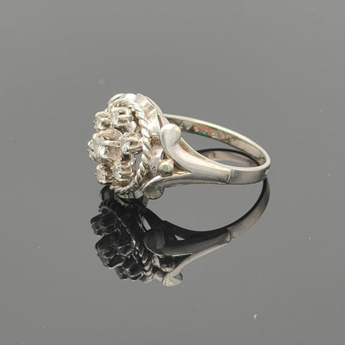 Bague 55.5 Bague vintage or platine diamants 58 Facettes