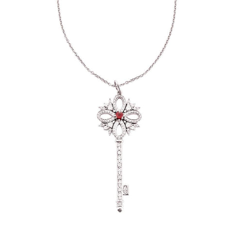 Collier TIFFANY & CO. – Pendentif Clé Tiffany Victoria 58 Facettes LODV015648