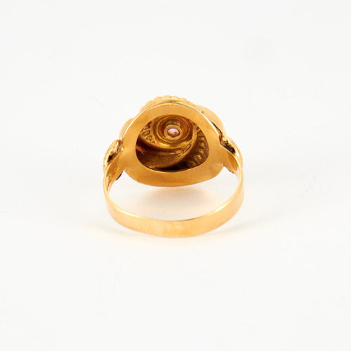 Bague 59 Bague en or jaune 18 cts 58 Facettes