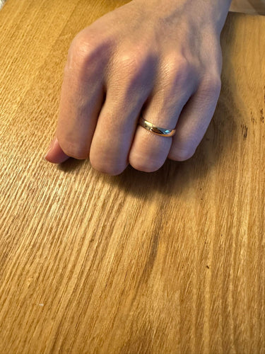 Bague 54 Alliance Femme Or Rose 58 Facettes