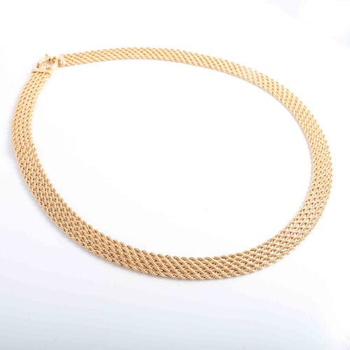 Collier COLLIER OR JAUNE MAILLE TRESSEE 58 Facettes LP 906