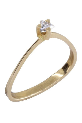 Bague 50 SOLITAIRE MODERNE DIAMANT 58 Facettes 066701