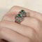 Bague 53 Bague forme 8 Emeraudes Diamants 58 Facettes 8397