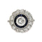 Bague 50 Bague marguerite diamants saphirs 58 Facettes 1-1200/2